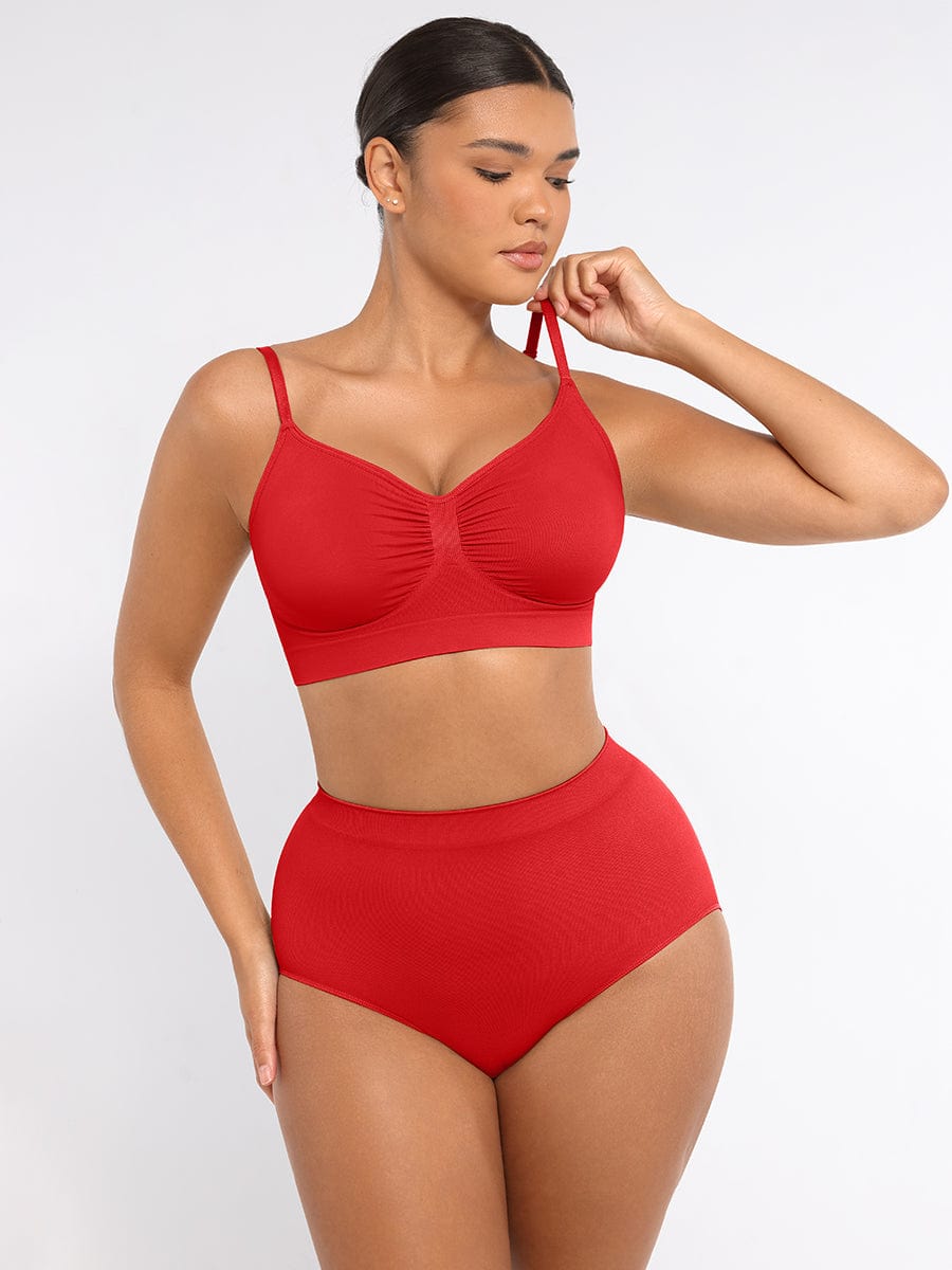 Seamless Stretch Mid-Waist Brief