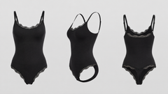 Lace Trim Shaping Bodysuit