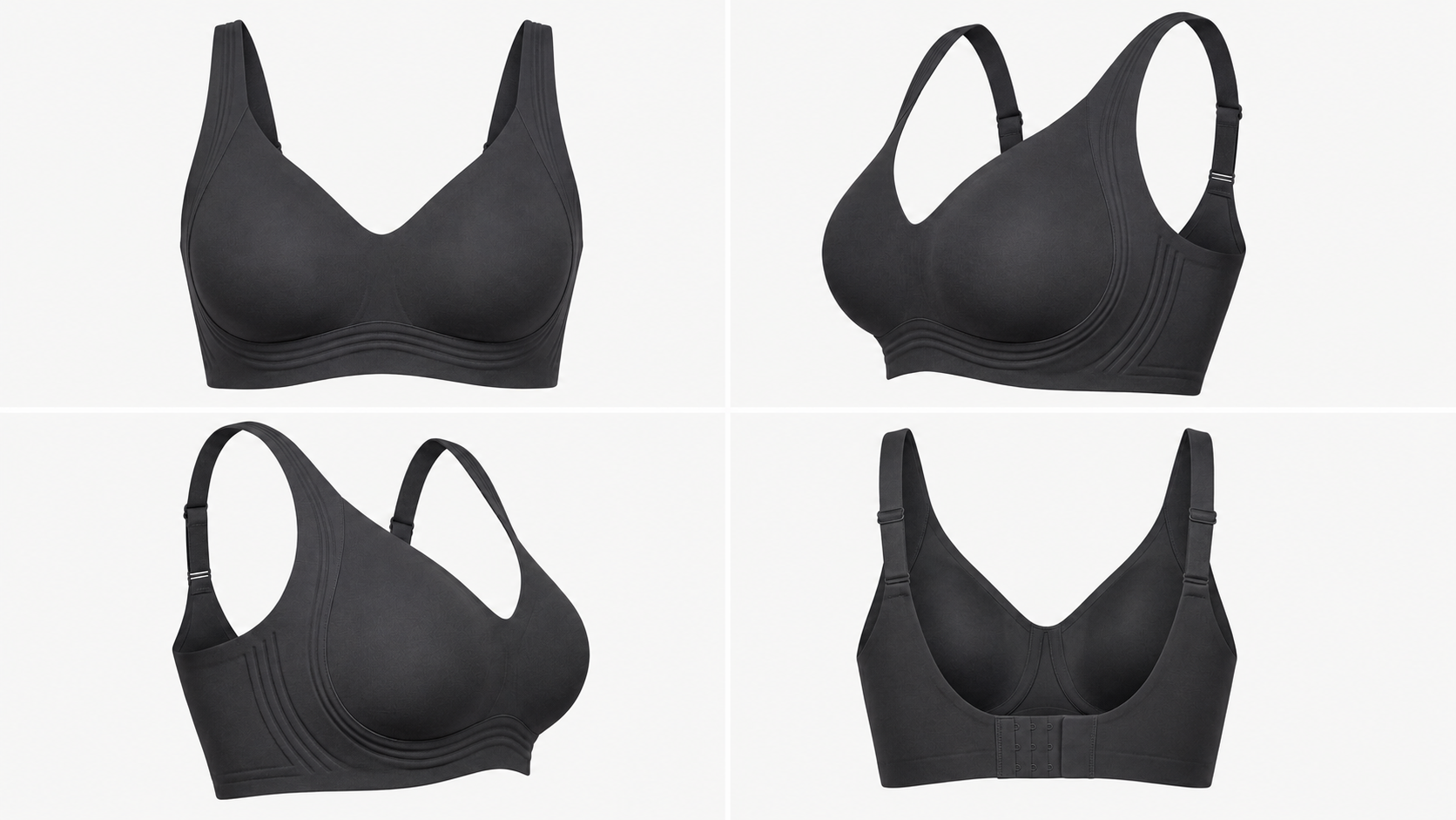 Smooth Back Wireless Plunge Bra