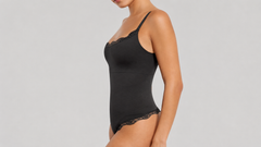 Lace Trim Shaping Bodysuit