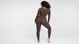 Deep V Waist-Smoothing Catsuit