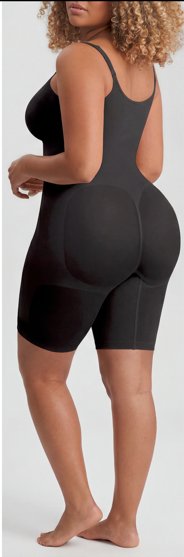Front-Zip Butt-Lift Shaper Bodysuit