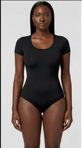 Short Sleeve Thong Bodysuit