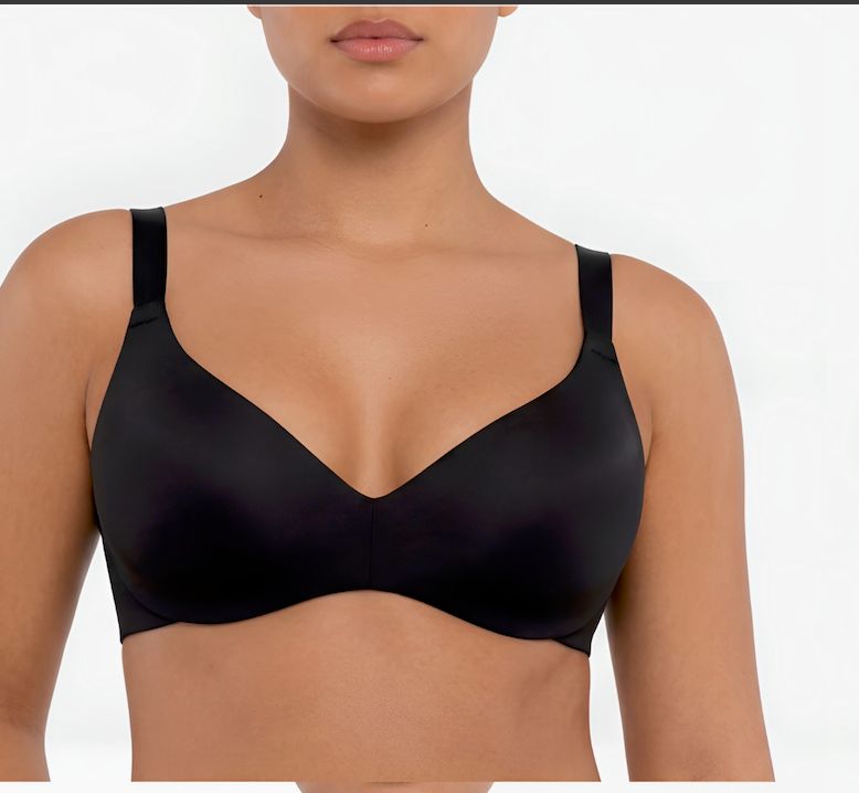 Deep V-Neck Underwire Bra