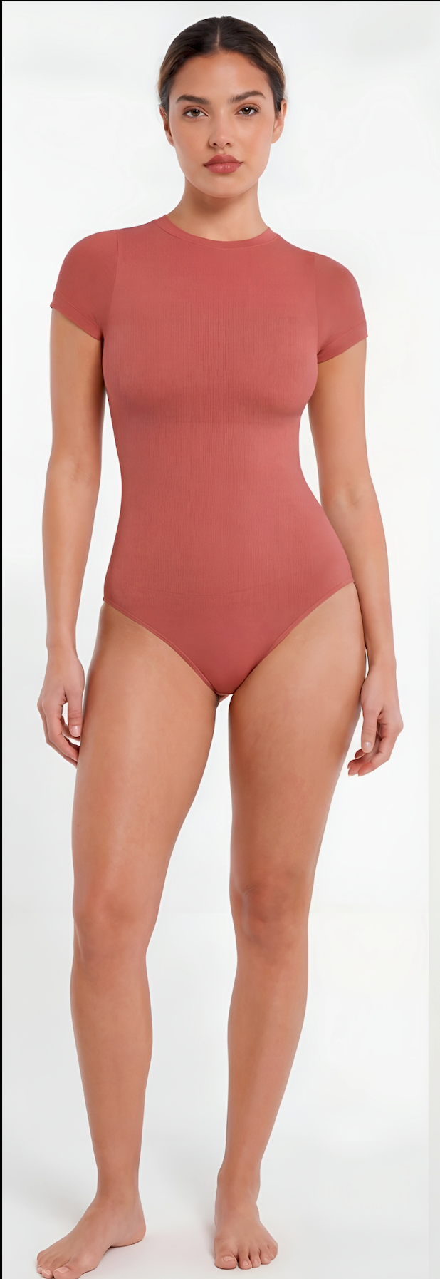 Shaping Short Sleeve Brief Bodysuit