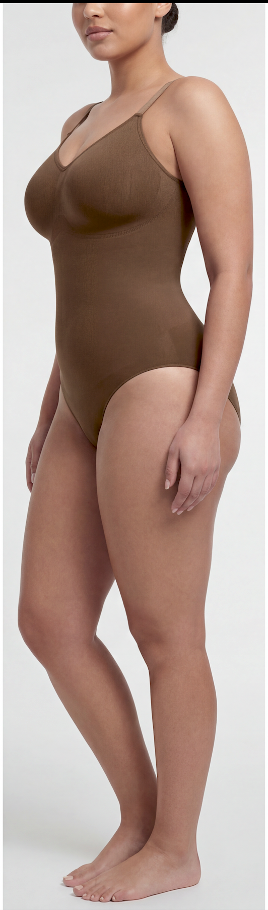 Seamless Waist Support Brief Bodysuit