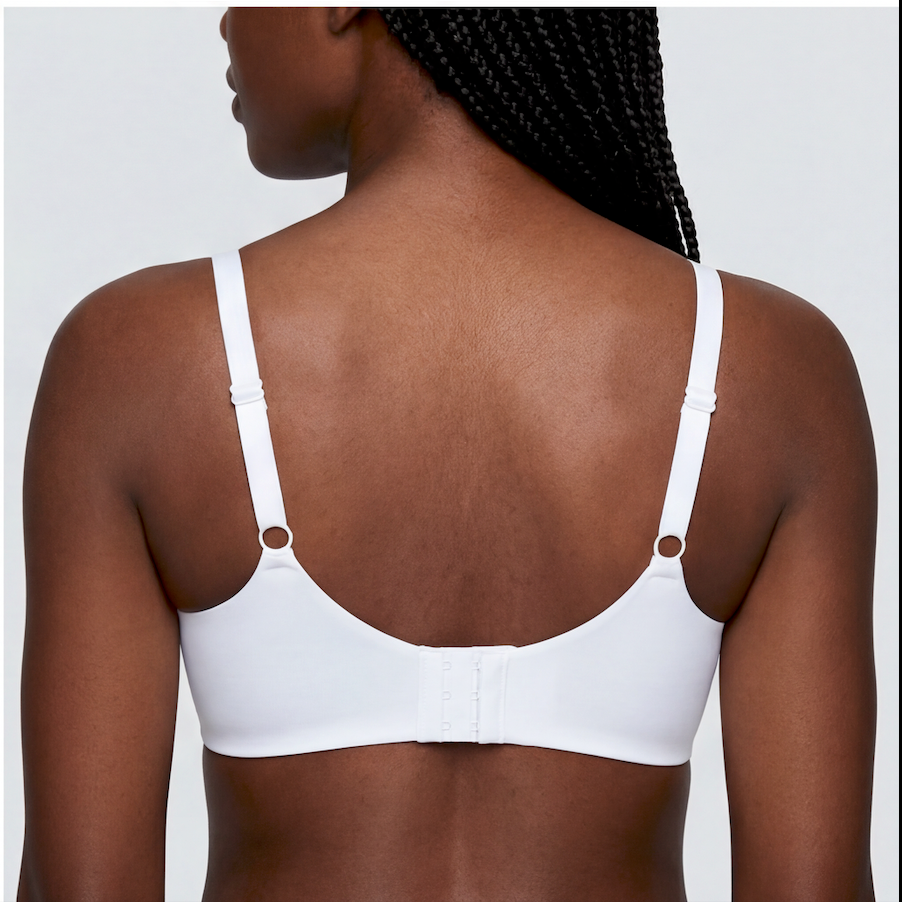Unlined Mesh Full Coverage Bra