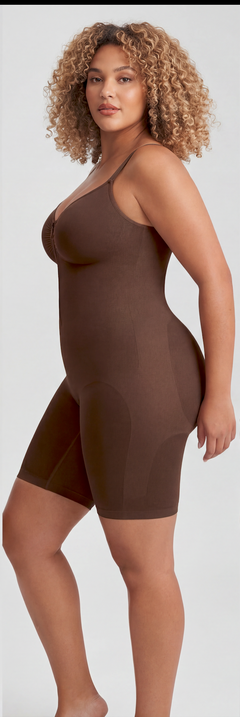 Front-Zip Butt-Lift Shaper Bodysuit