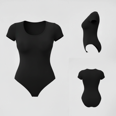 Short Sleeve Thong Bodysuit