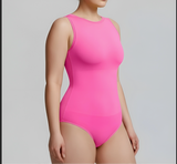 Sleeveless Crew Neck Shaping Bodysuit
