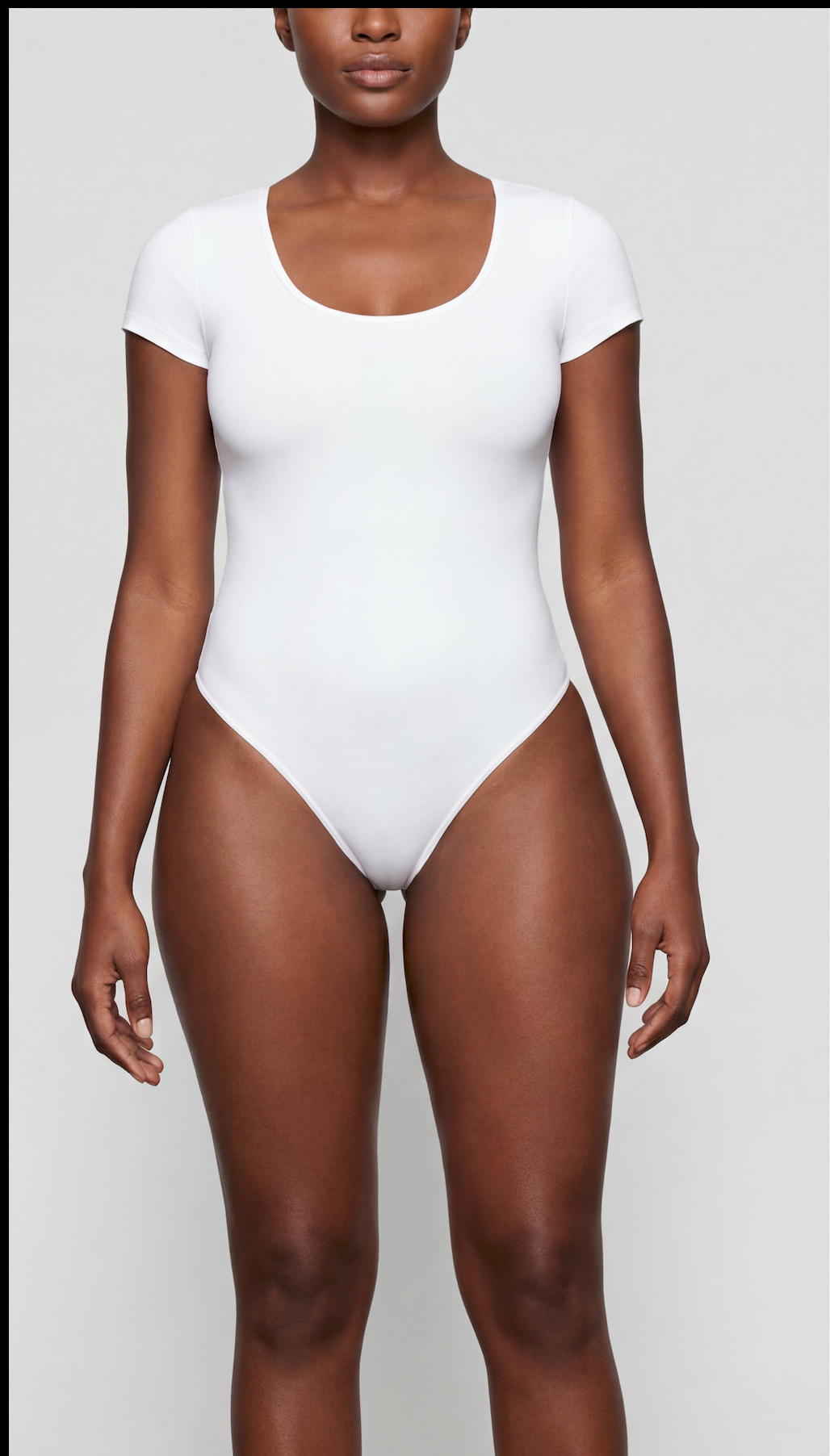 Short Sleeve Thong Bodysuit