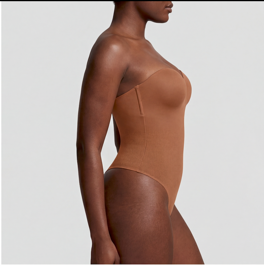 Strapless Lift Thong Bodysuit
