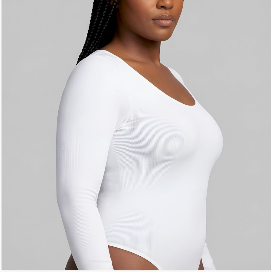 Long Sleeve Sculpt Thong Bodysuit