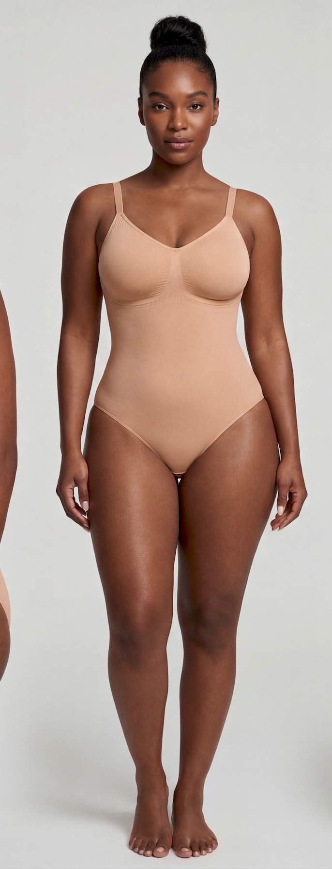 Seamless Waist Support Brief Bodysuit