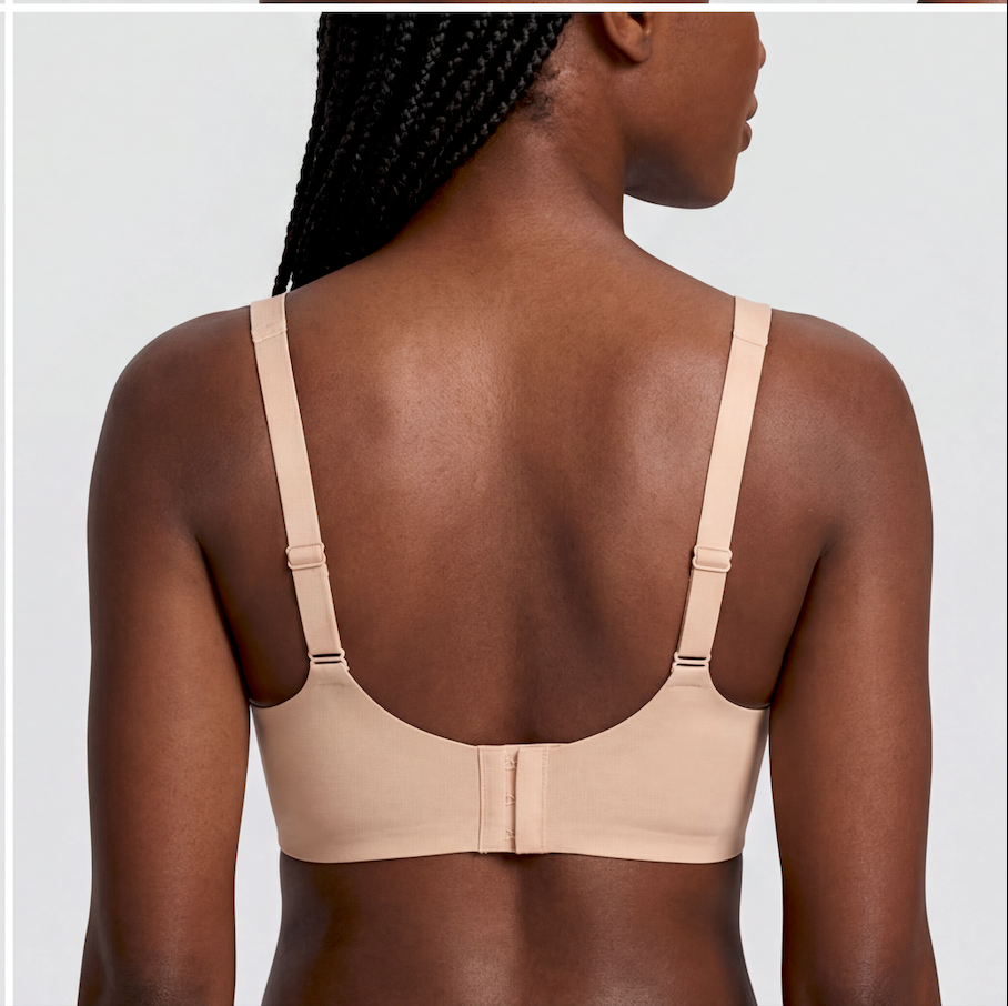 Cut-Out Wireless Support Bra