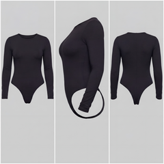 Long Sleeve Sculpt Thong Bodysuit