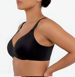 Deep V-Neck Underwire Bra