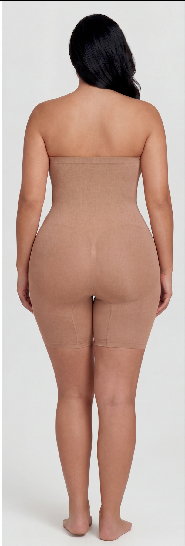Strapless Mid-Thigh Shaper Bodysuit
