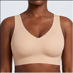 Seamless V-Neck Bra Top