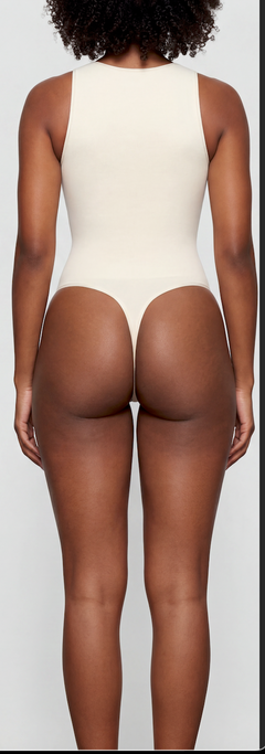 Crew Neck Thong Bodysuit