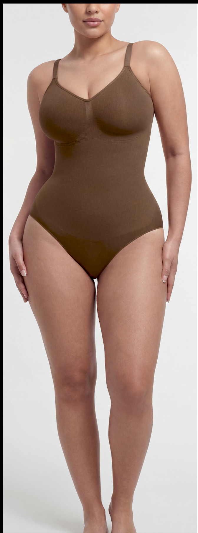 Seamless Waist Support Brief Bodysuit