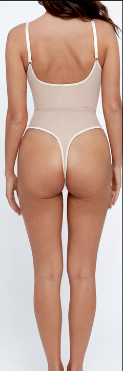 Sheer Mesh Thong Bodysuit