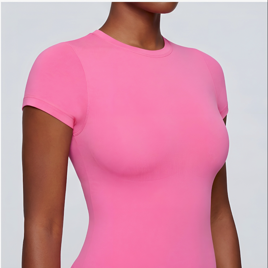 Shaping Short Sleeve Brief Bodysuit