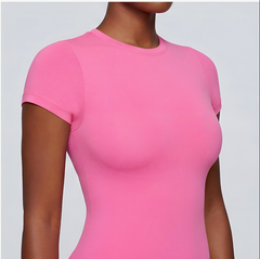 Shaping Short Sleeve Brief Bodysuit
