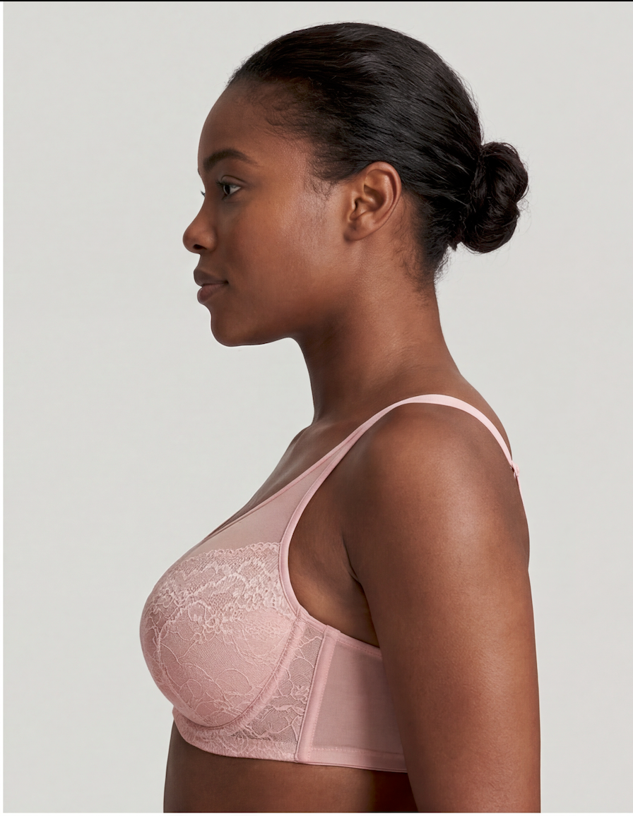 Lace Mesh Full Coverage Minimizer Bra