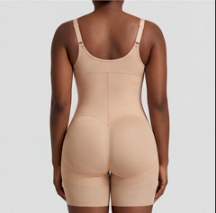 Zip Up Full-Bust Mid-Thigh Shaper Bodysuit
