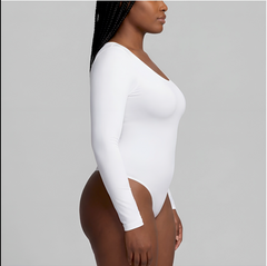 Long Sleeve Sculpt Thong Bodysuit