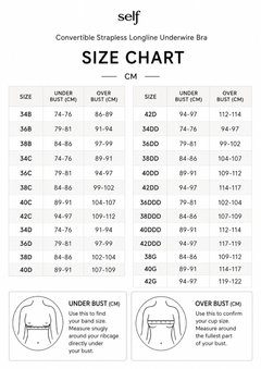 Convertible Strapless Longline Underwire Bra