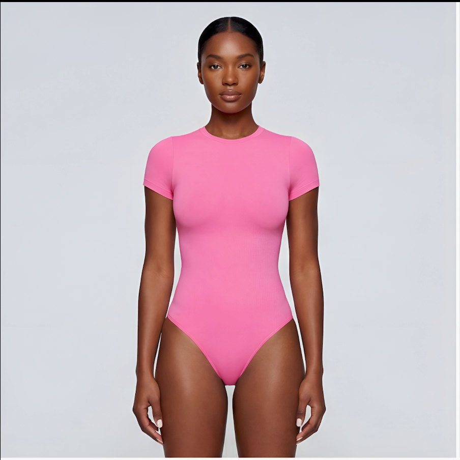 Shaping Short Sleeve Brief Bodysuit