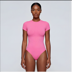 Shaping Short Sleeve Brief Bodysuit