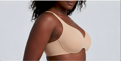 Deep V-Neck Underwire Bra