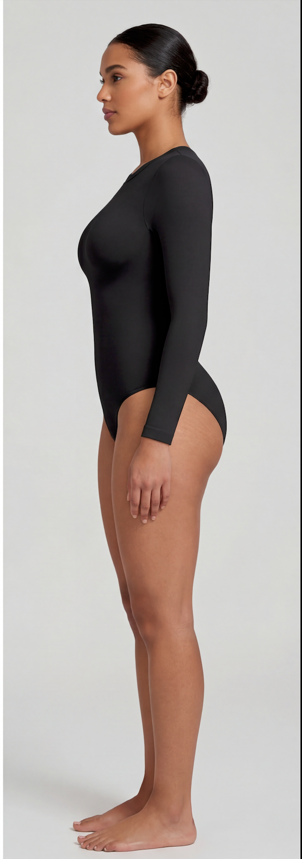 Seamless Long Sleeve Shaping Brief Bodysuit