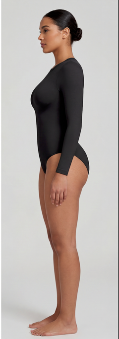 Seamless Long Sleeve Shaping Brief Bodysuit