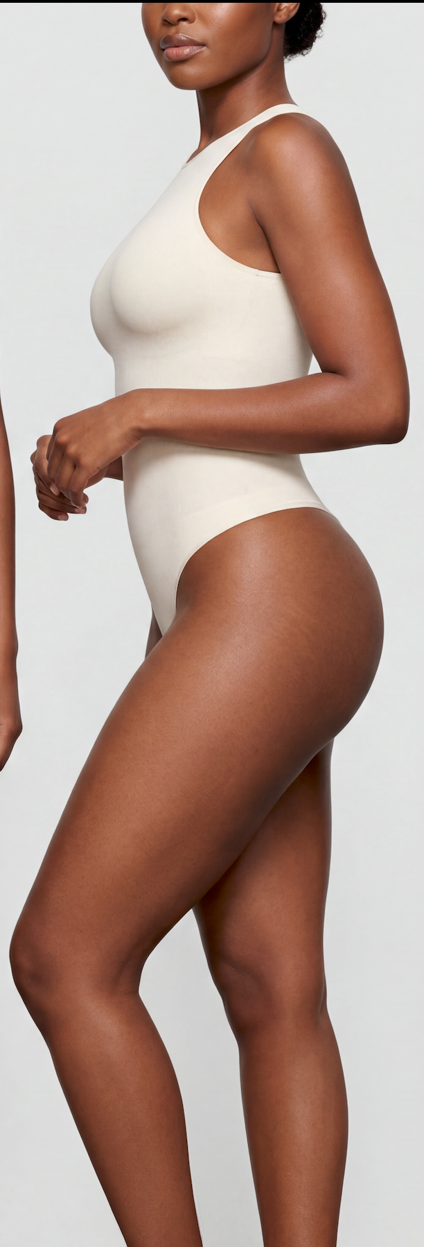 Crew Neck Thong Bodysuit