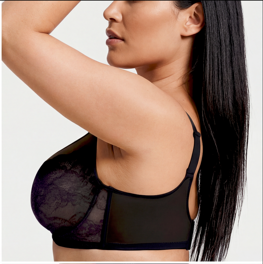 Lace Mesh Full Coverage Minimizer Bra