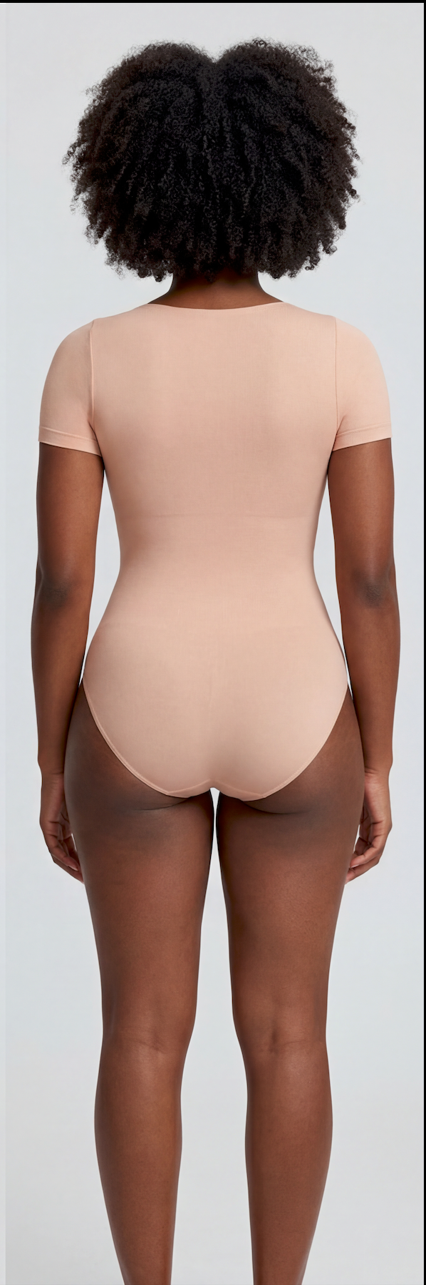 Scoop Neck Short Sleeve Shaping Bodysuit