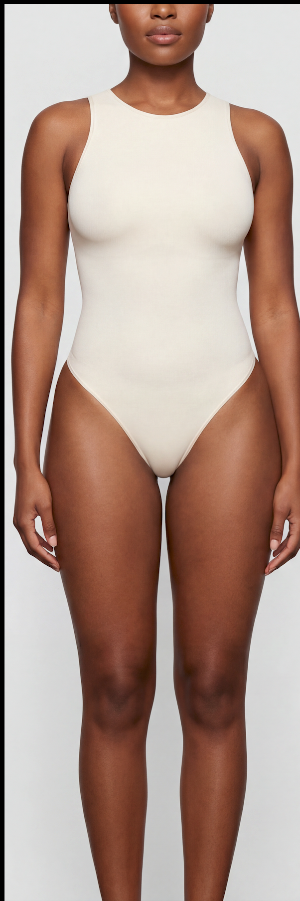 Crew Neck Thong Bodysuit