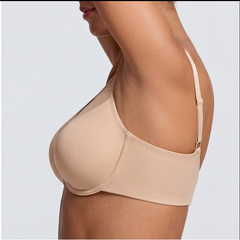 Unlined Mesh Full Coverage Bra
