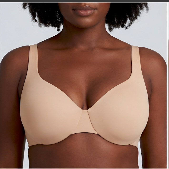 Deep V-Neck Underwire Bra